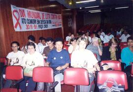 Público da audiência pública no dia mundial de lua contra AIDS