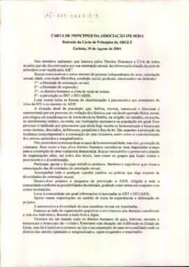 Carta de Princípios da Associação Ipê Rosa